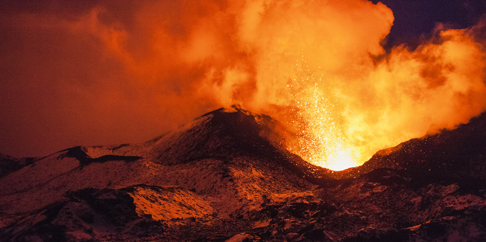 Volcanic eruption coverage