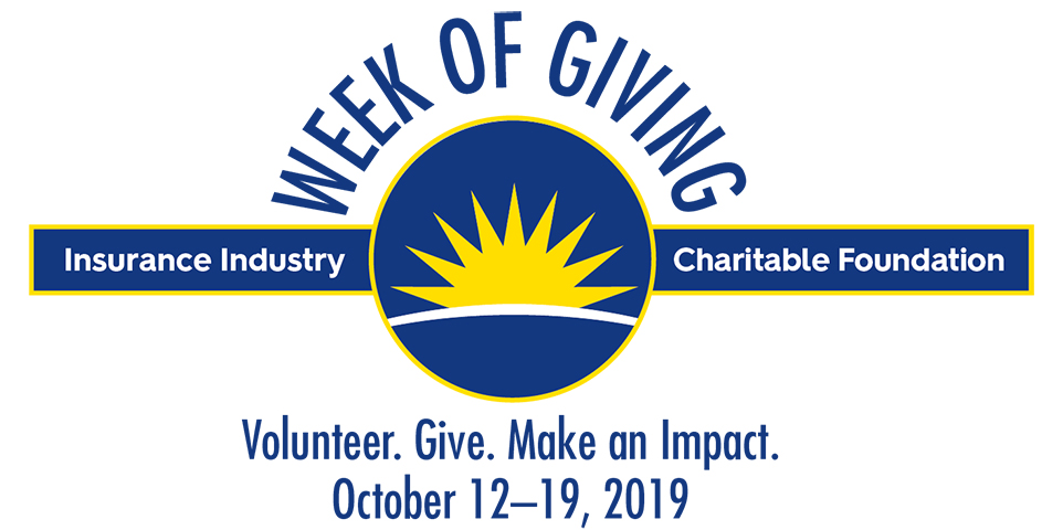 The Insurance Industry’s Annual Week of Giving 2019