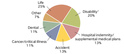 WORKSITE LIFE INSURANCE SALES BY LINE OF BUSINESS, 2011