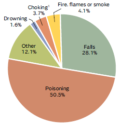 PRINCIPAL TYPES OF HOME UNINTENTIONAL INJURY DEATHS, 2012